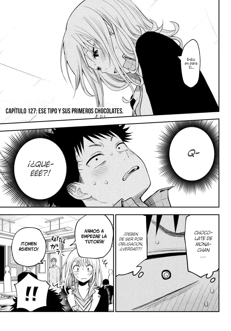 Kuroiwa Medaka Ni Watashi No Kawaii Ga Tsuujinai Capitulo 127: Ese tipo y sus primeros chocolates. página 2