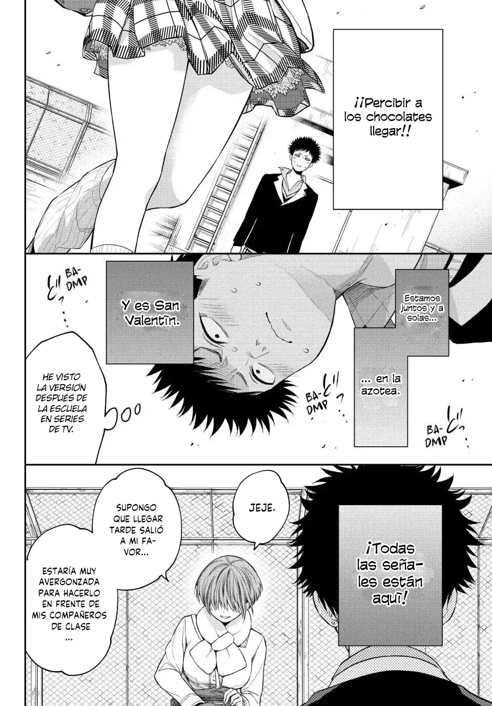 Kuroiwa Medaka Ni Watashi No Kawaii Ga Tsuujinai Capitulo 127: Ese tipo y sus primeros chocolates. página 9