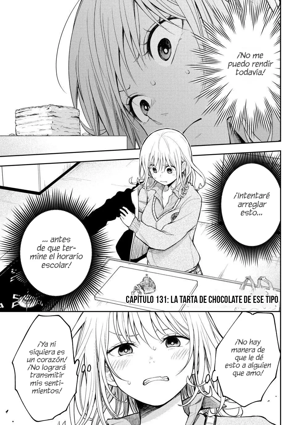 Kuroiwa Medaka Ni Watashi No Kawaii Ga Tsuujinai Capitulo 131: La tarta de chocolate de ese tipo. página 2