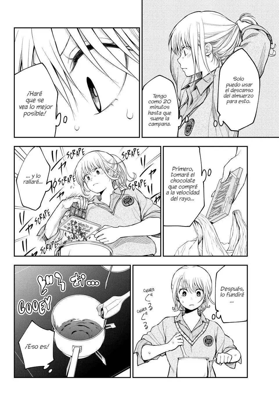 Kuroiwa Medaka Ni Watashi No Kawaii Ga Tsuujinai Capitulo 131: La tarta de chocolate de ese tipo. página 3