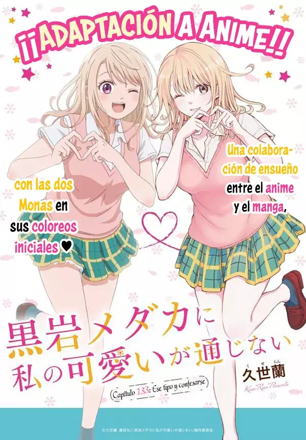 Kuroiwa Medaka Ni Watashi No Kawaii Ga Tsuujinai Capitulo 133: Ese tipo y confesarse. página 2