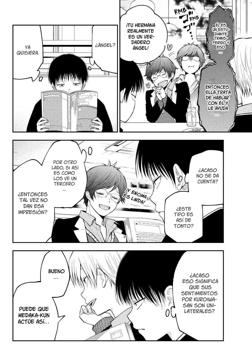 Kuroiwa Medaka Ni Watashi No Kawaii Ga Tsuujinai Capitulo 135: Ese tipo y su propio ritmo. página 13