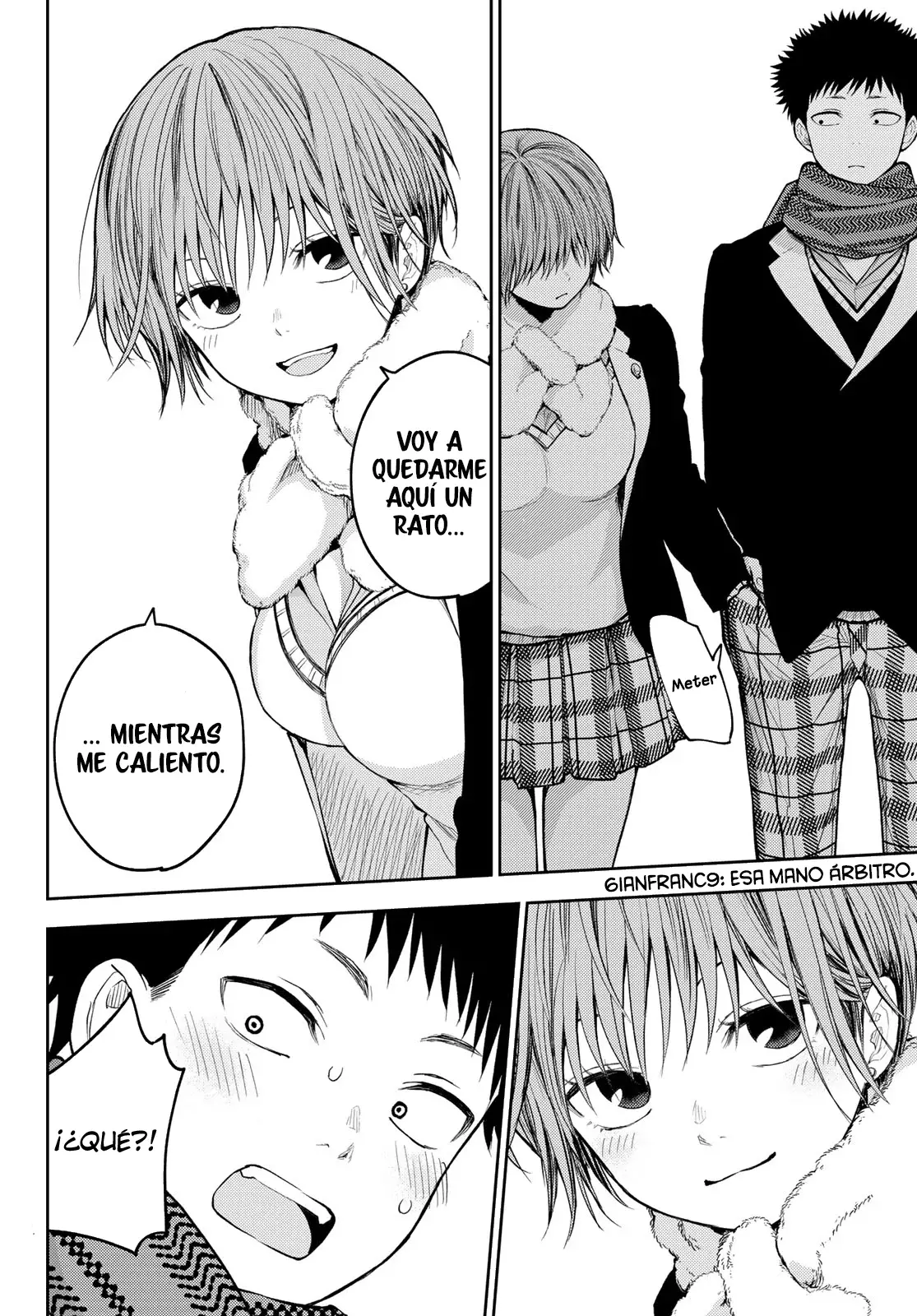 Kuroiwa Medaka Ni Watashi No Kawaii Ga Tsuujinai Capitulo 139: Ese tipo y la nieve. página 11