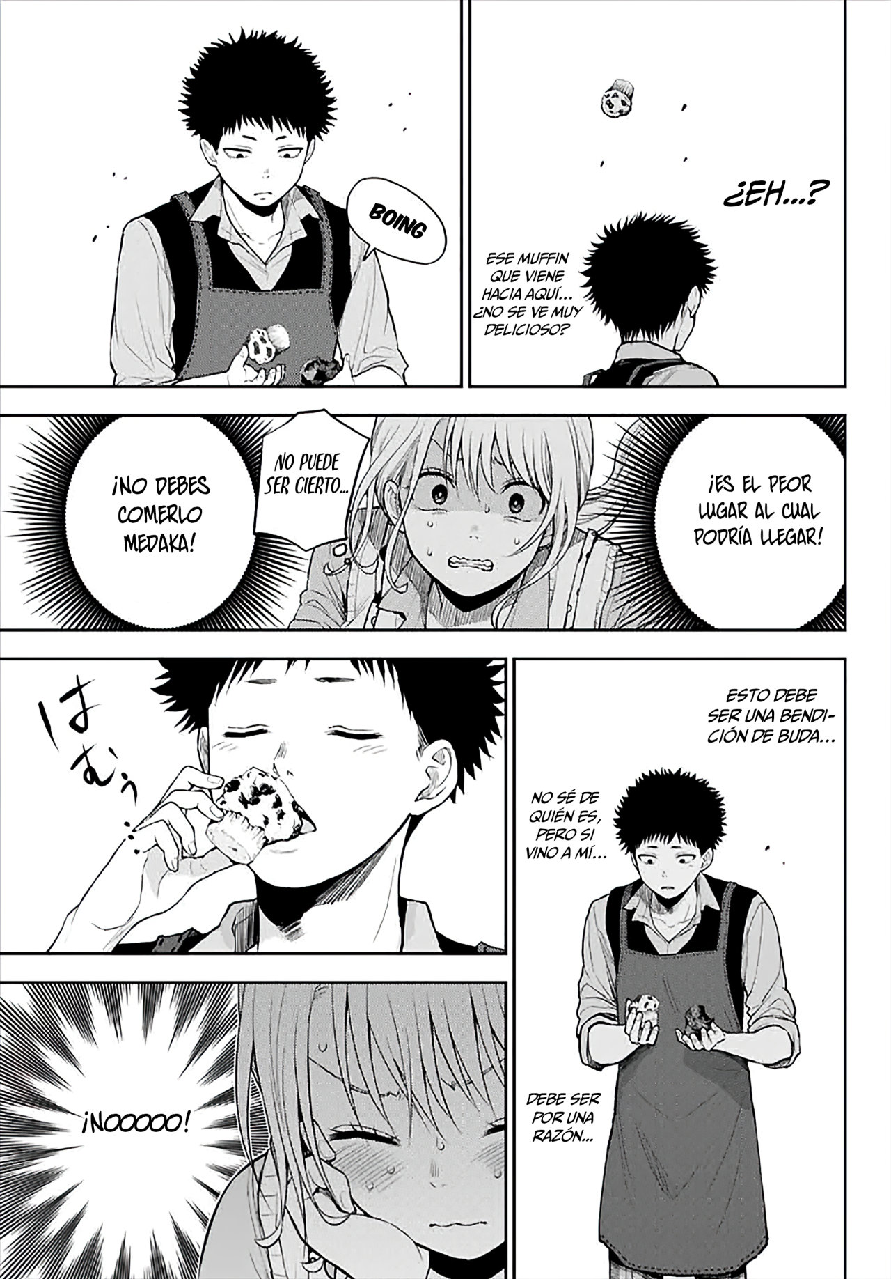 Kuroiwa Medaka Ni Watashi No Kawaii Ga Tsuujinai Capitulo 14: dándole una mano a ese tipo página 14