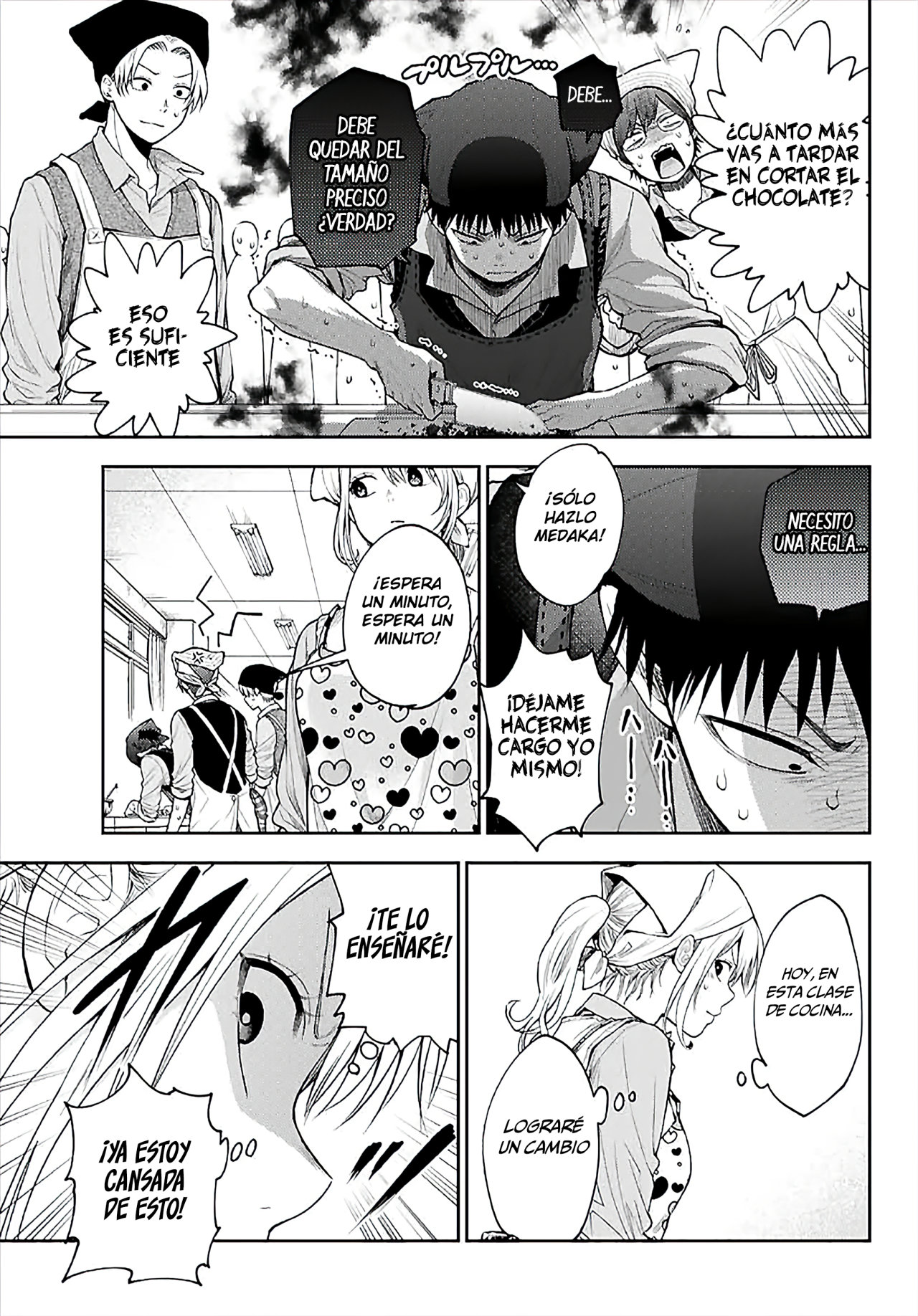 Kuroiwa Medaka Ni Watashi No Kawaii Ga Tsuujinai Capitulo 14: dándole una mano a ese tipo página 4