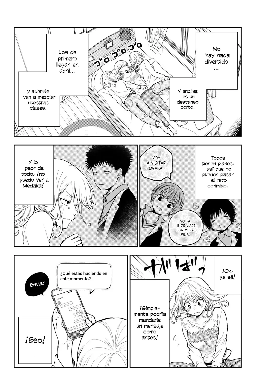 Kuroiwa Medaka Ni Watashi No Kawaii Ga Tsuujinai Capitulo 146: Ese tipo y una coincidencia. página 3