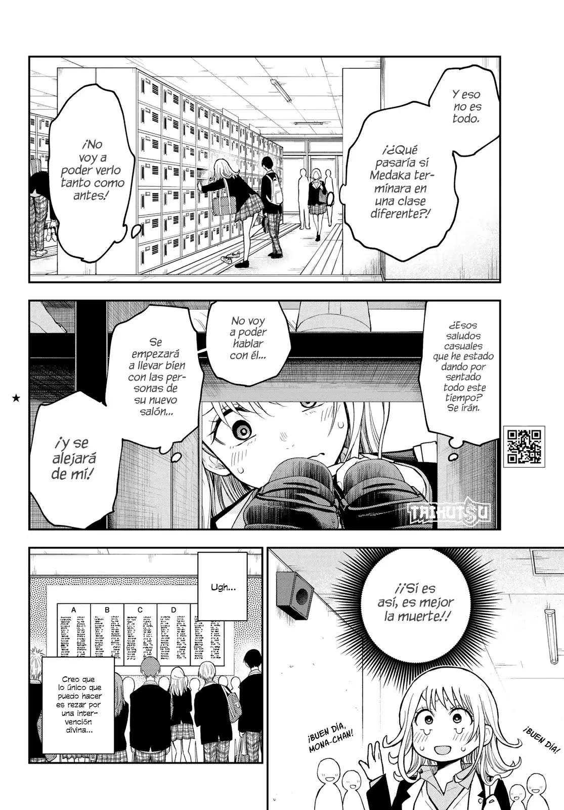 Kuroiwa Medaka Ni Watashi No Kawaii Ga Tsuujinai Capitulo 148: Un nuevo año escolar con ese tipo. página 3