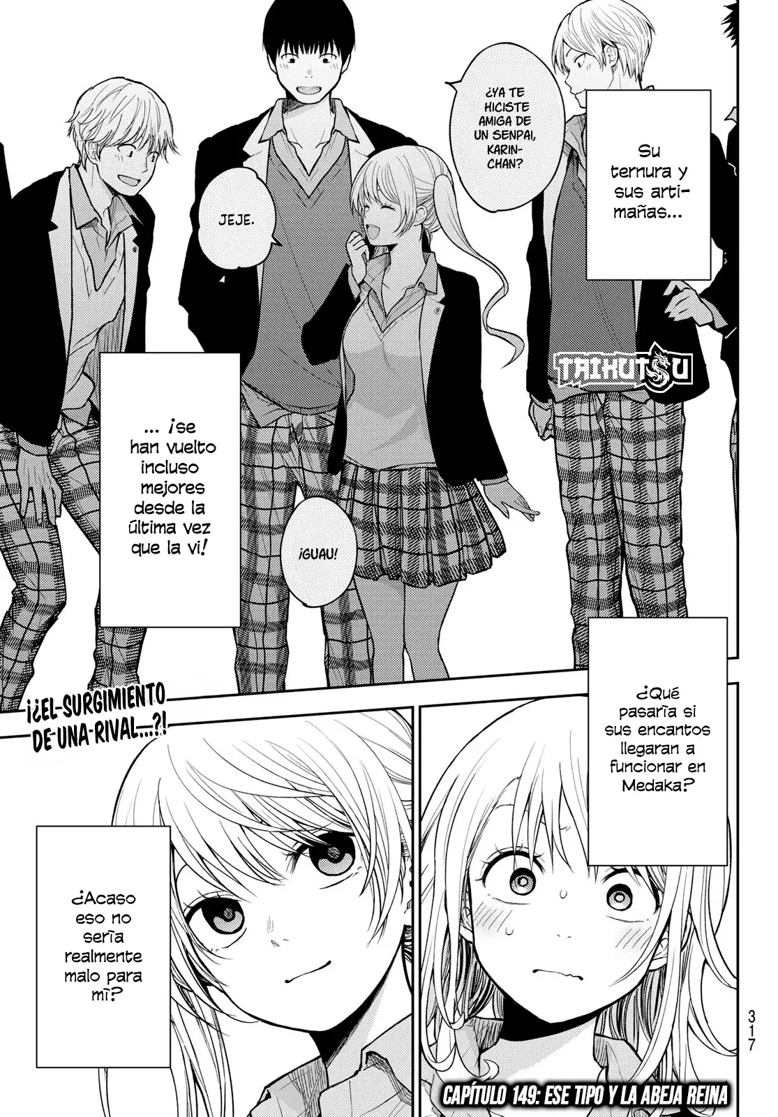 Kuroiwa Medaka Ni Watashi No Kawaii Ga Tsuujinai Capitulo 149: Ese tipo y la abeja reina. página 2