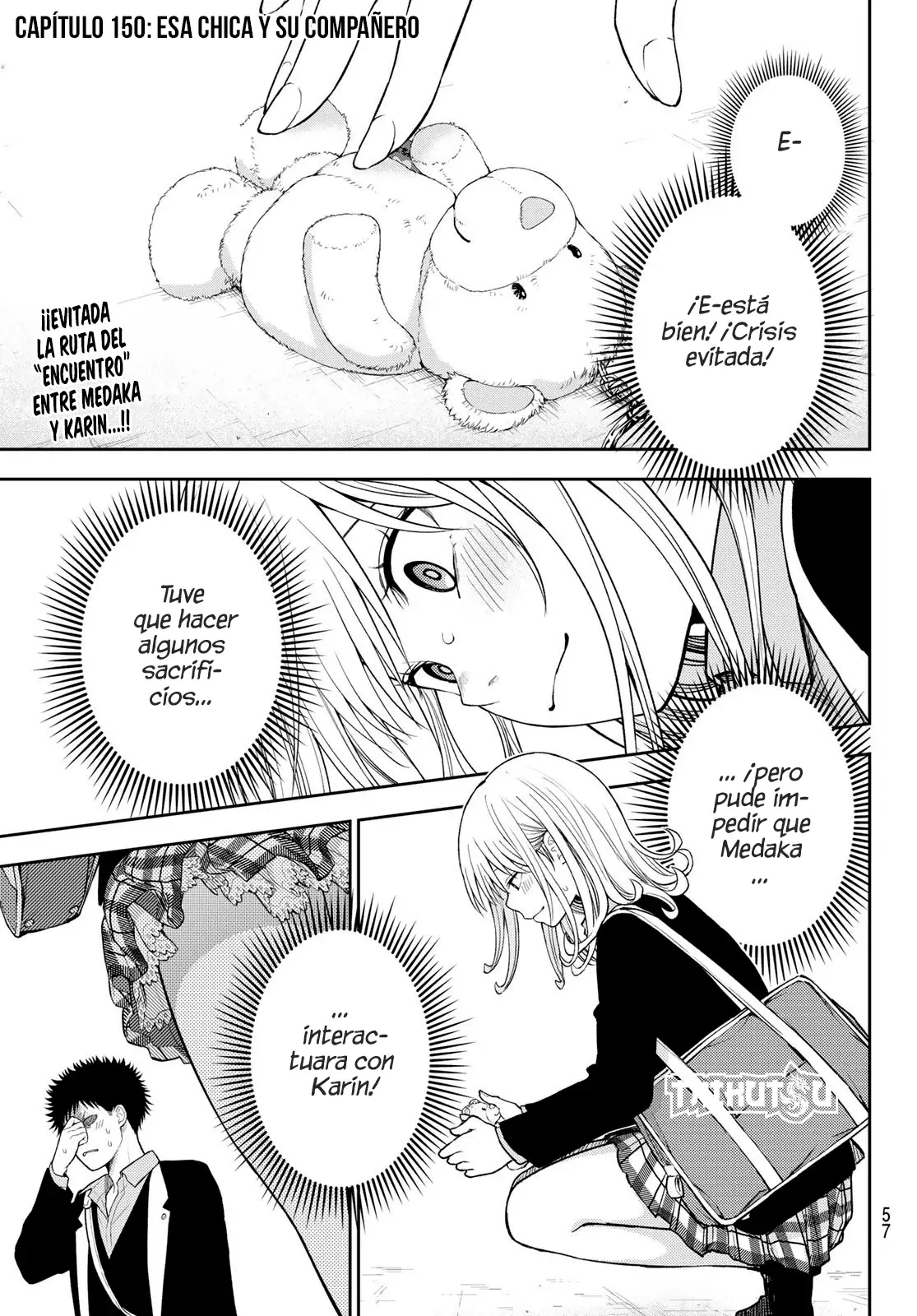 Kuroiwa Medaka Ni Watashi No Kawaii Ga Tsuujinai Capitulo 150: Esa chica y su compañero. página 2
