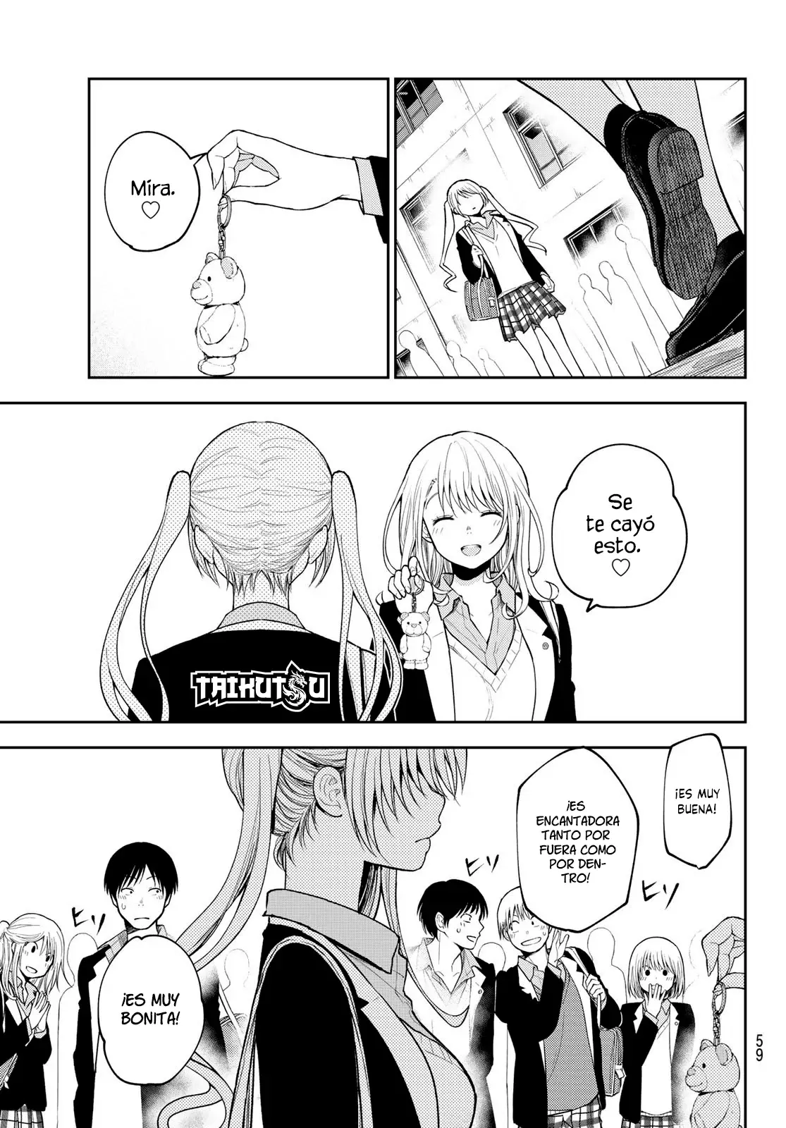 Kuroiwa Medaka Ni Watashi No Kawaii Ga Tsuujinai Capitulo 150: Esa chica y su compañero. página 4