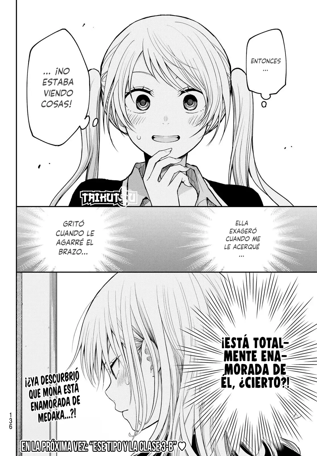 Kuroiwa Medaka Ni Watashi No Kawaii Ga Tsuujinai Capitulo 151: Ese tipo y la de primero. página 15