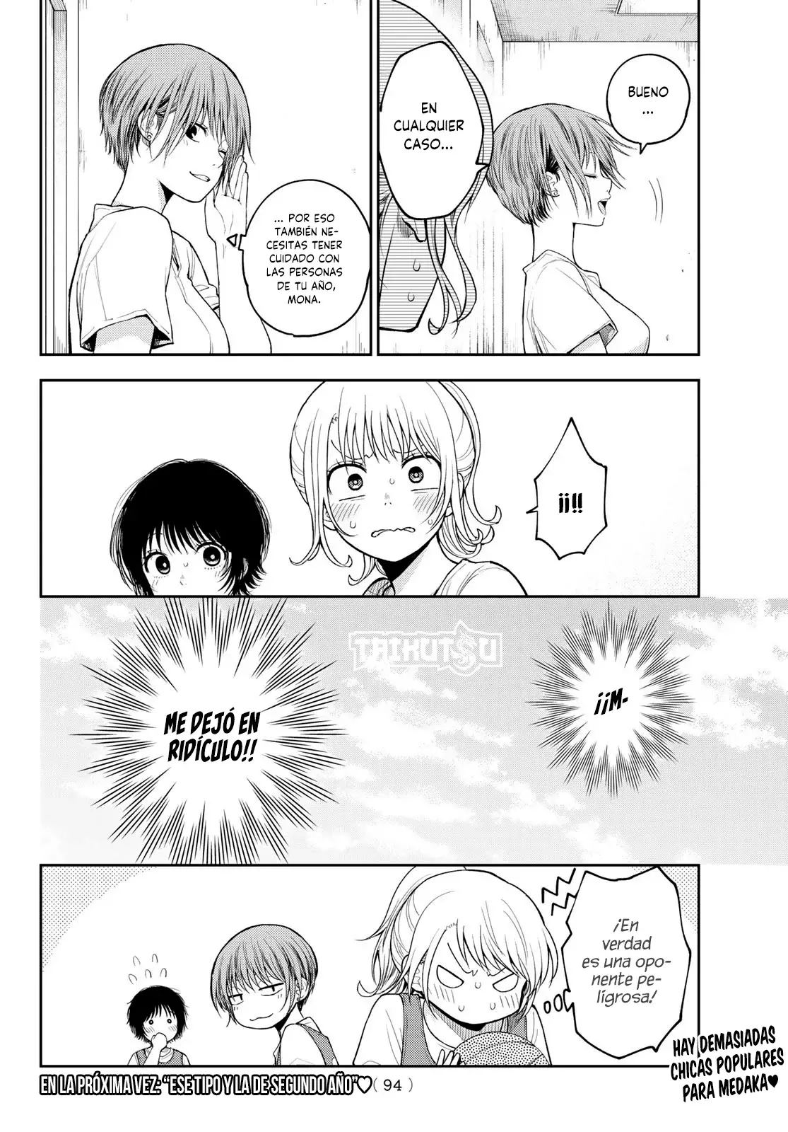 Kuroiwa Medaka Ni Watashi No Kawaii Ga Tsuujinai Capitulo 152: Ese tipo y la clase 3-B. página 16