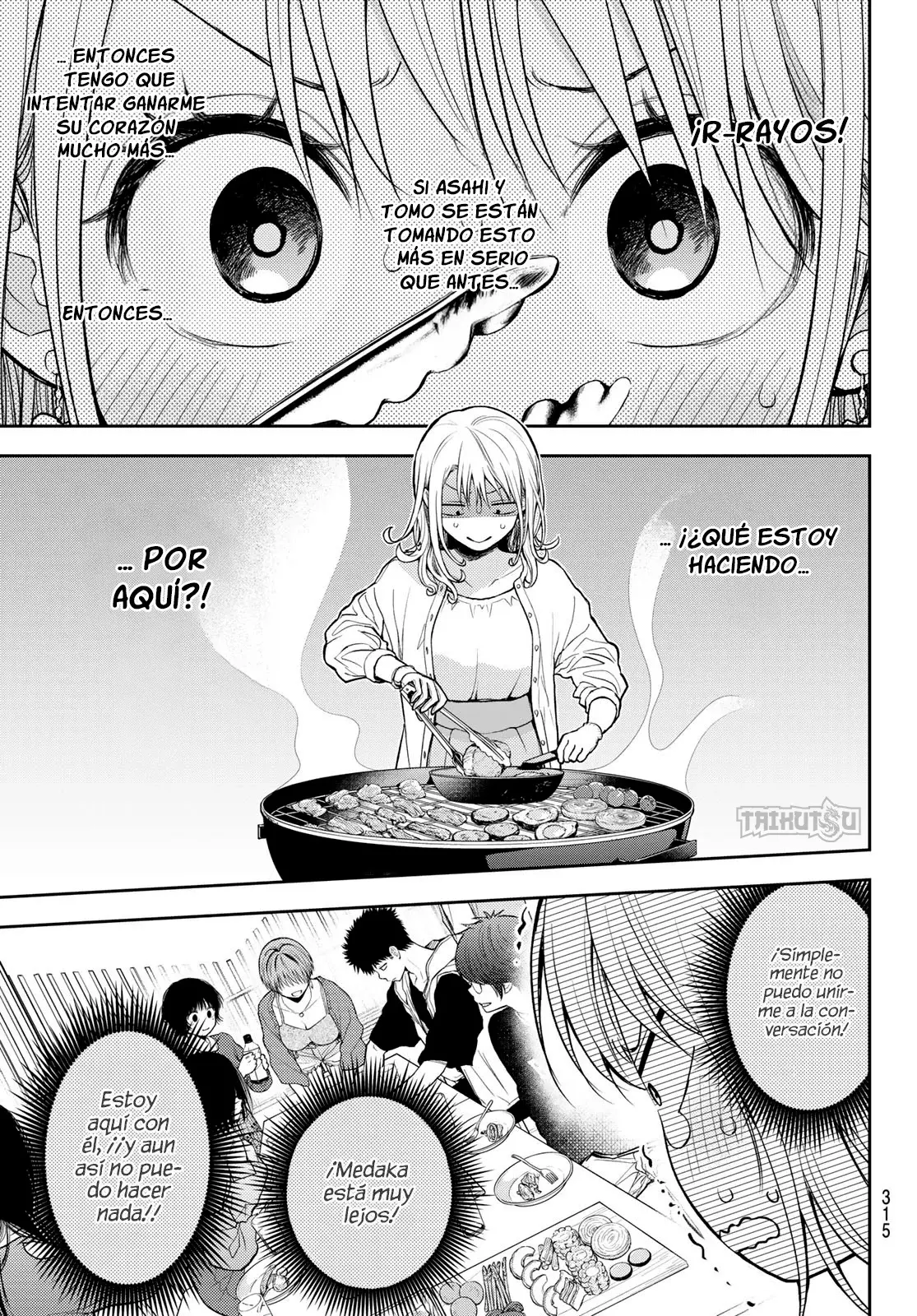 Kuroiwa Medaka Ni Watashi No Kawaii Ga Tsuujinai Capitulo 156: Barbacoa con ese tipo. página 10