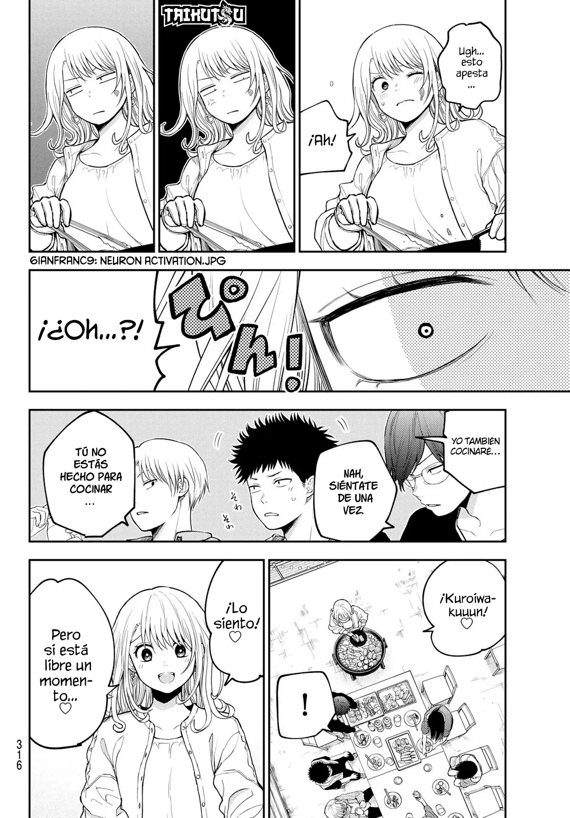 Kuroiwa Medaka Ni Watashi No Kawaii Ga Tsuujinai Capitulo 156: Barbacoa con ese tipo. página 11