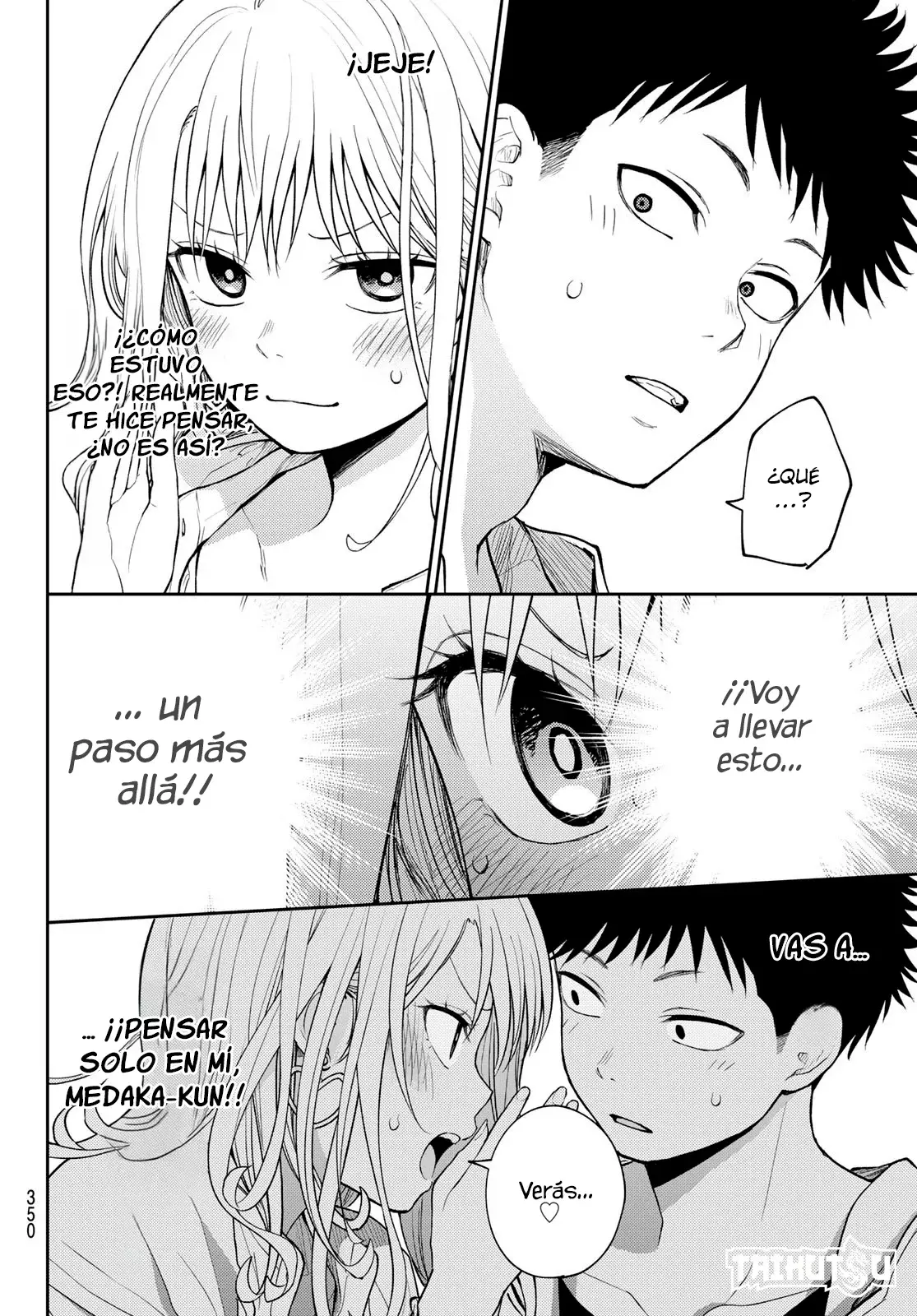 Kuroiwa Medaka Ni Watashi No Kawaii Ga Tsuujinai Capitulo 157: Charla secreta con ese tipo. página 14