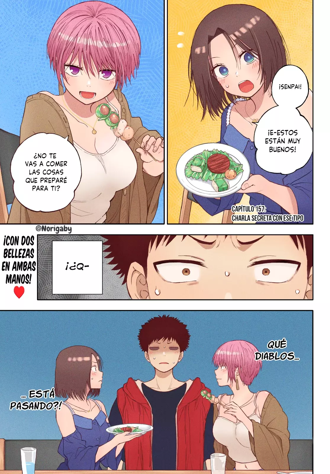 Kuroiwa Medaka Ni Watashi No Kawaii Ga Tsuujinai Capitulo 157: Charla secreta con ese tipo. página 2