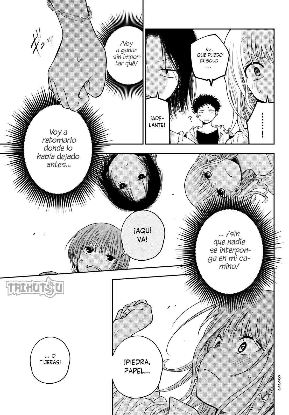 Kuroiwa Medaka Ni Watashi No Kawaii Ga Tsuujinai Capitulo 158: Ese tipo y piedra, papel o tijera. página 6