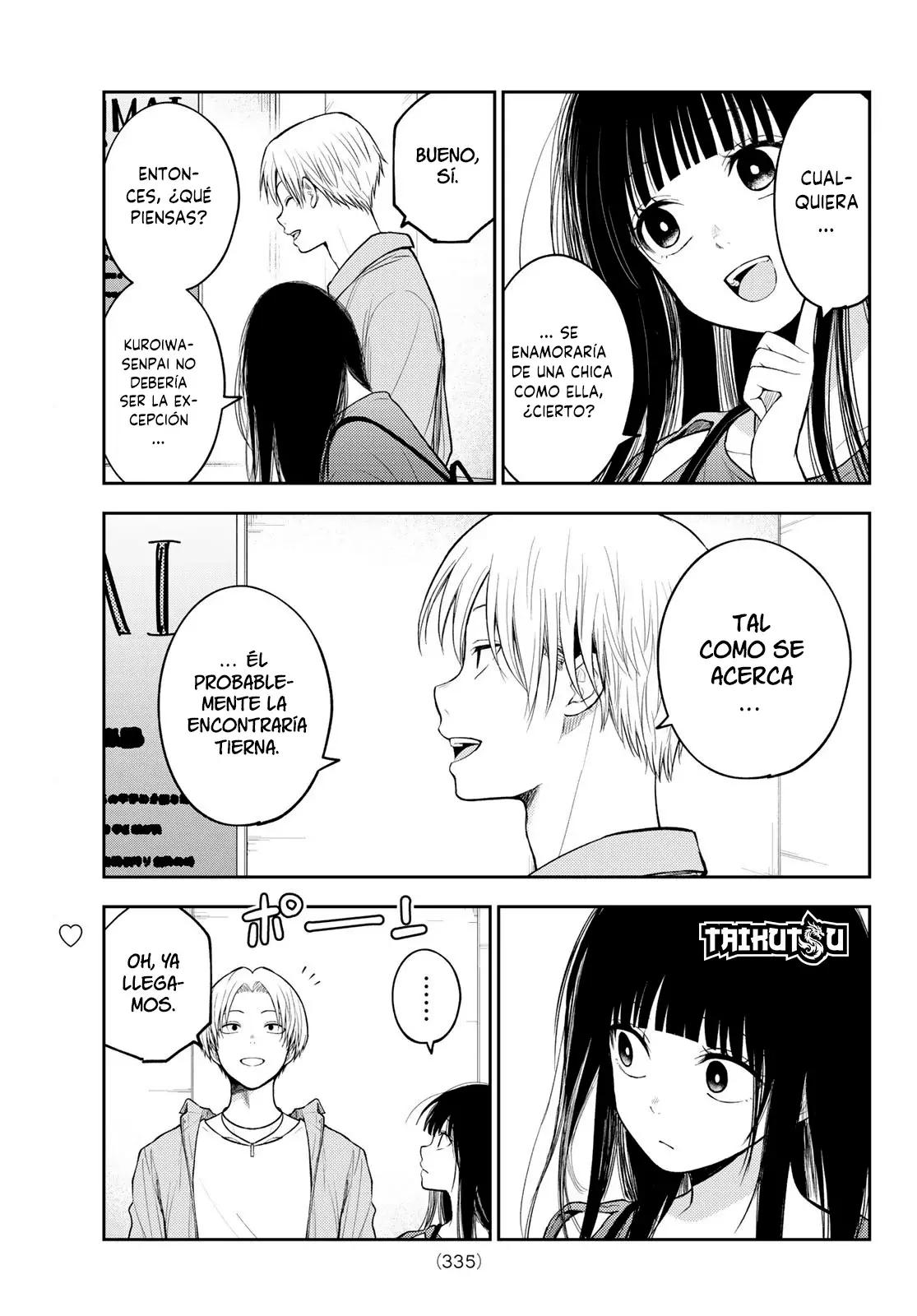 Kuroiwa Medaka Ni Watashi No Kawaii Ga Tsuujinai Capitulo 158: Ese tipo y piedra, papel o tijera. página 8
