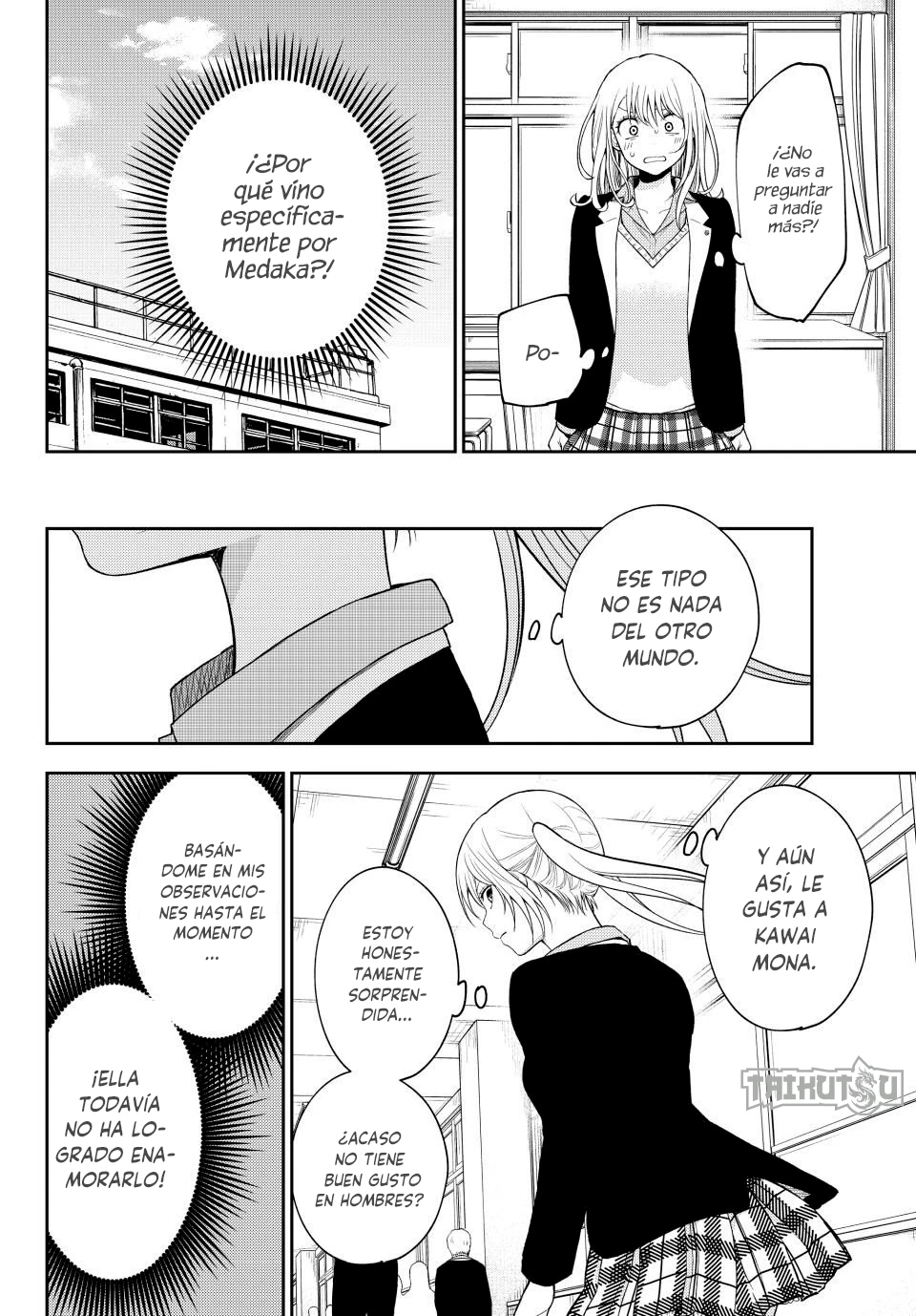 Kuroiwa Medaka Ni Watashi No Kawaii Ga Tsuujinai Capitulo 163 página 7