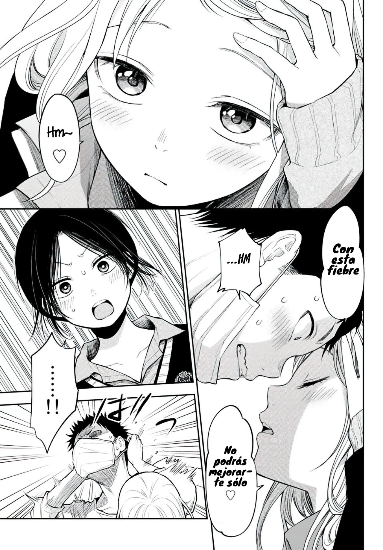 Kuroiwa Medaka Ni Watashi No Kawaii Ga Tsuujinai Capitulo 19: Enfermera y ese tipo página 15