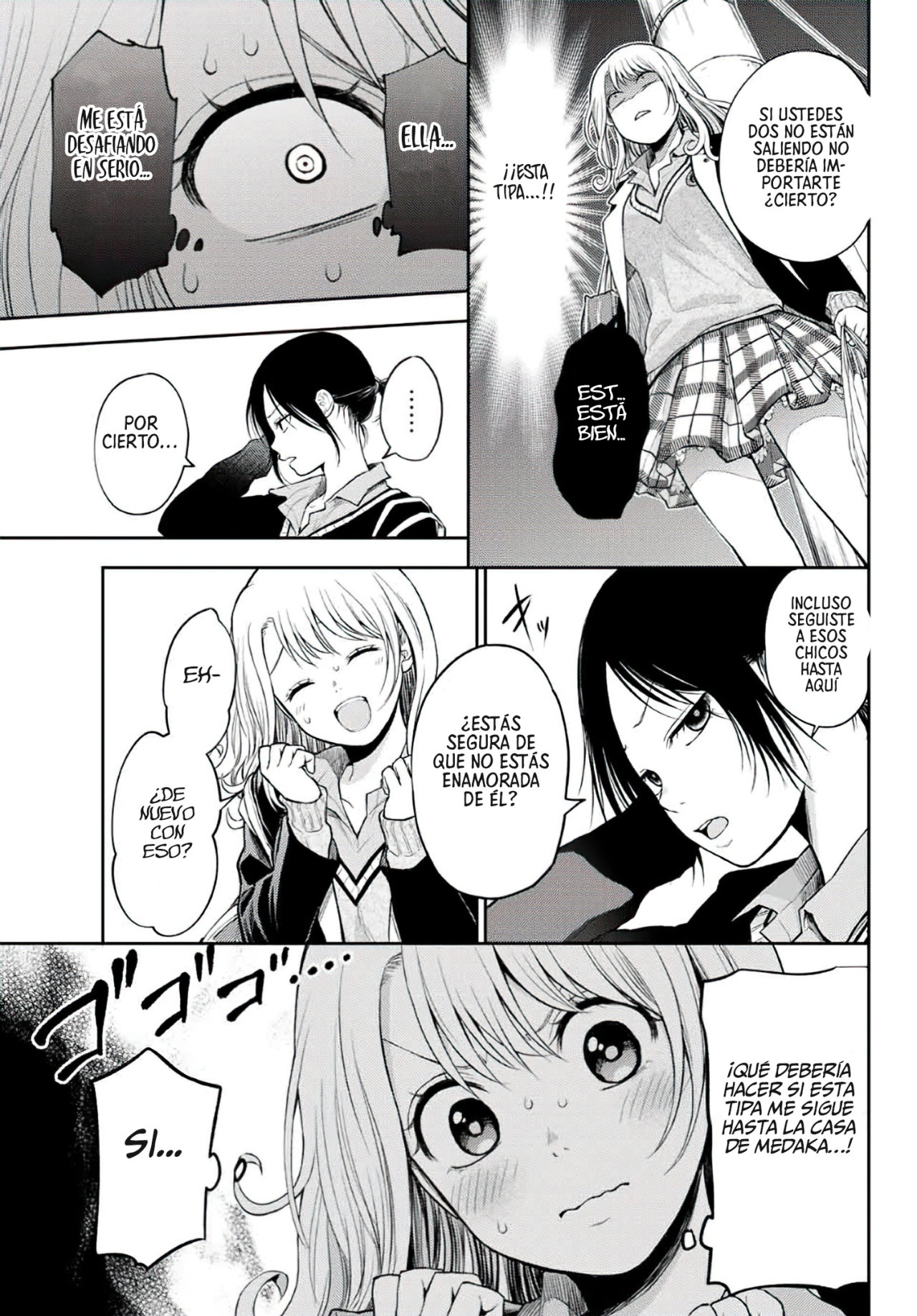 Kuroiwa Medaka Ni Watashi No Kawaii Ga Tsuujinai Capitulo 19: Enfermera y ese tipo página 9