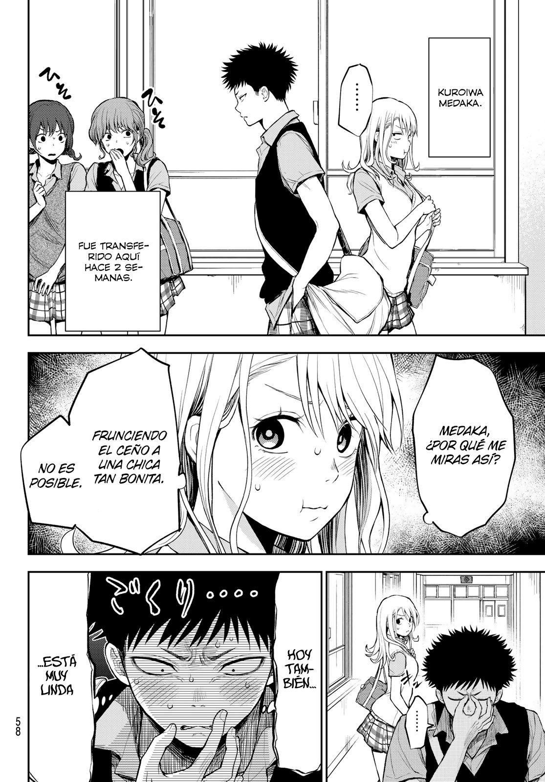 Kuroiwa Medaka Ni Watashi No Kawaii Ga Tsuujinai Capitulo 2: Educación Física con este chico. página 5