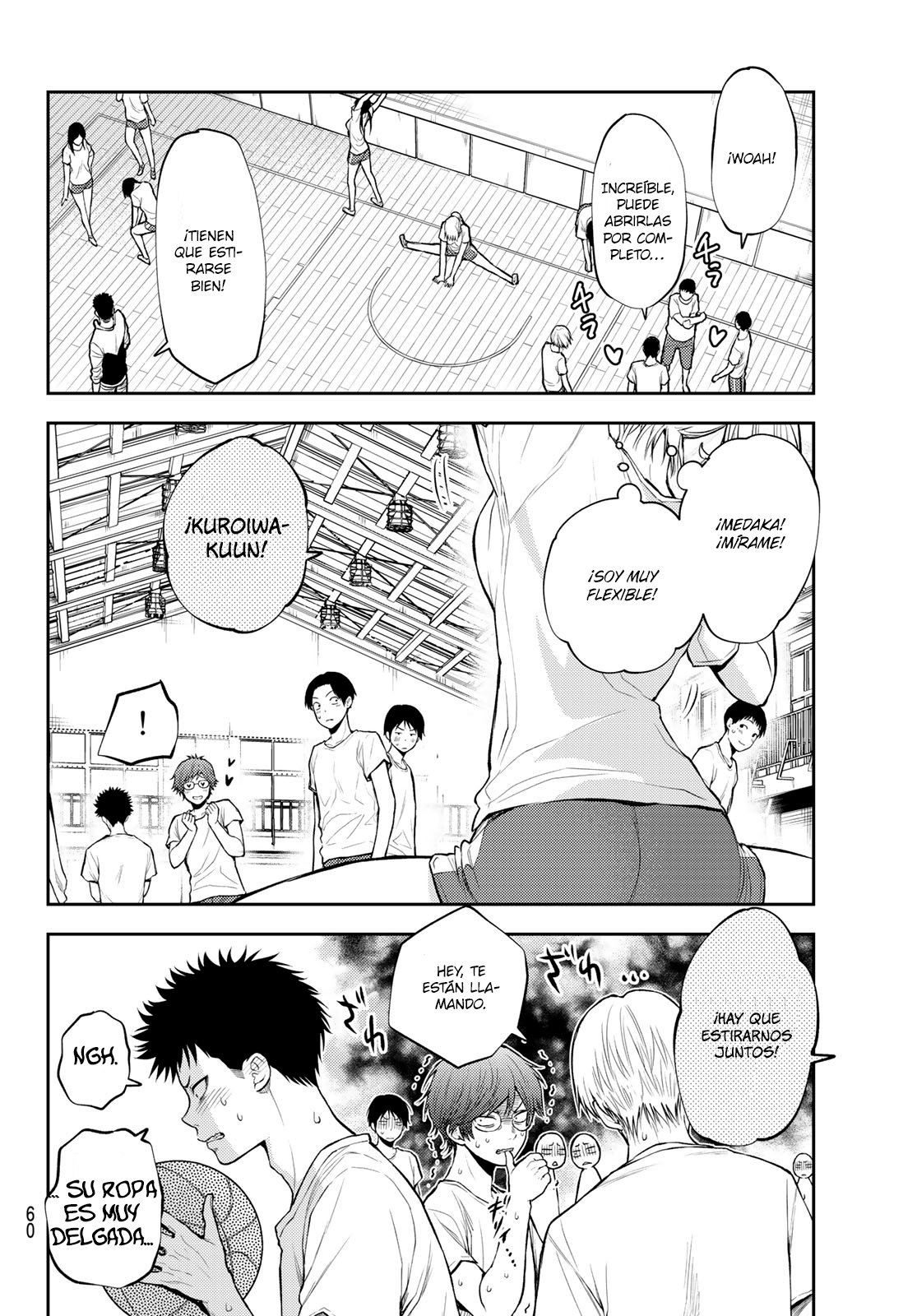 Kuroiwa Medaka Ni Watashi No Kawaii Ga Tsuujinai Capitulo 2: Educación Física con este chico. página 7