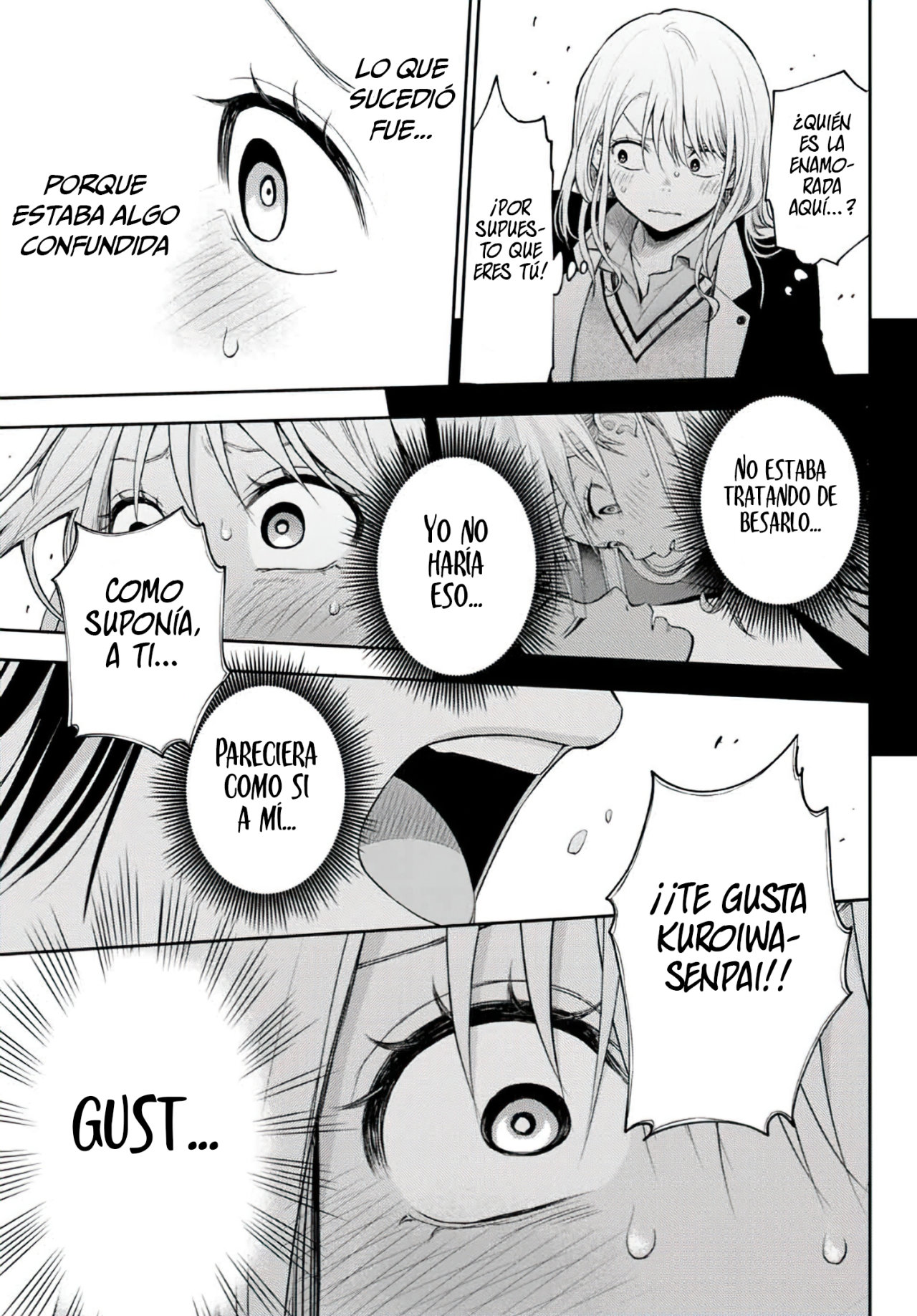 Kuroiwa Medaka Ni Watashi No Kawaii Ga Tsuujinai Capitulo 21: Él y un bes… página 10