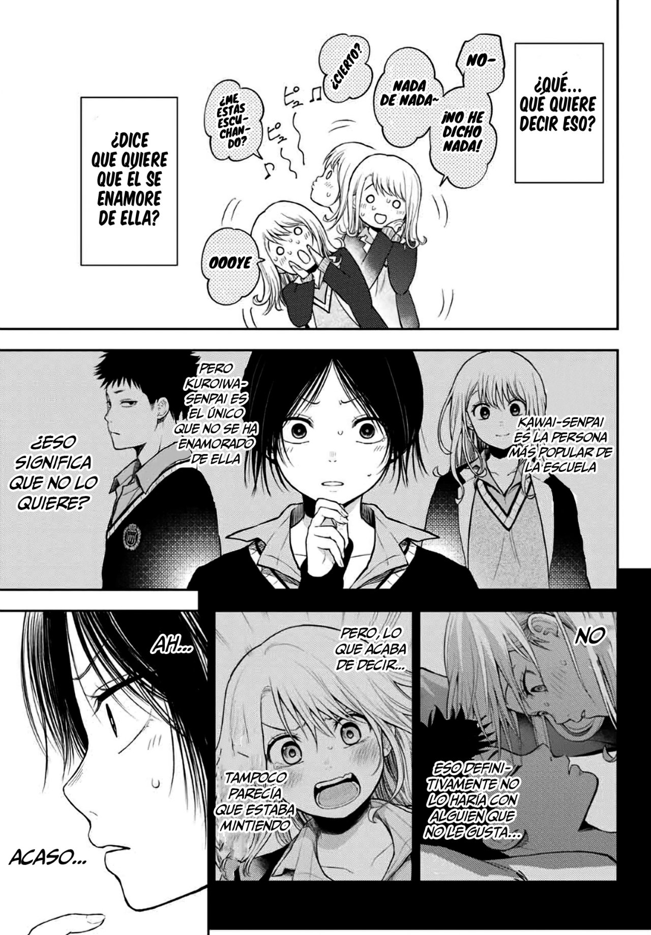 Kuroiwa Medaka Ni Watashi No Kawaii Ga Tsuujinai Capitulo 21: Él y un bes… página 12