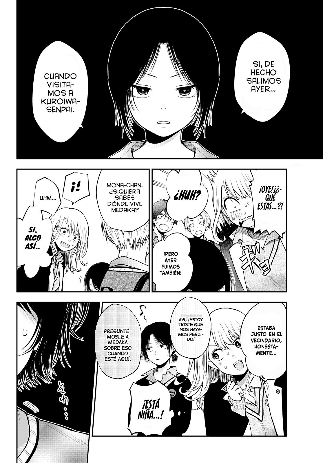 Kuroiwa Medaka Ni Watashi No Kawaii Ga Tsuujinai Capitulo 22: Sintiéndome mal junto a ese tipo. página 5