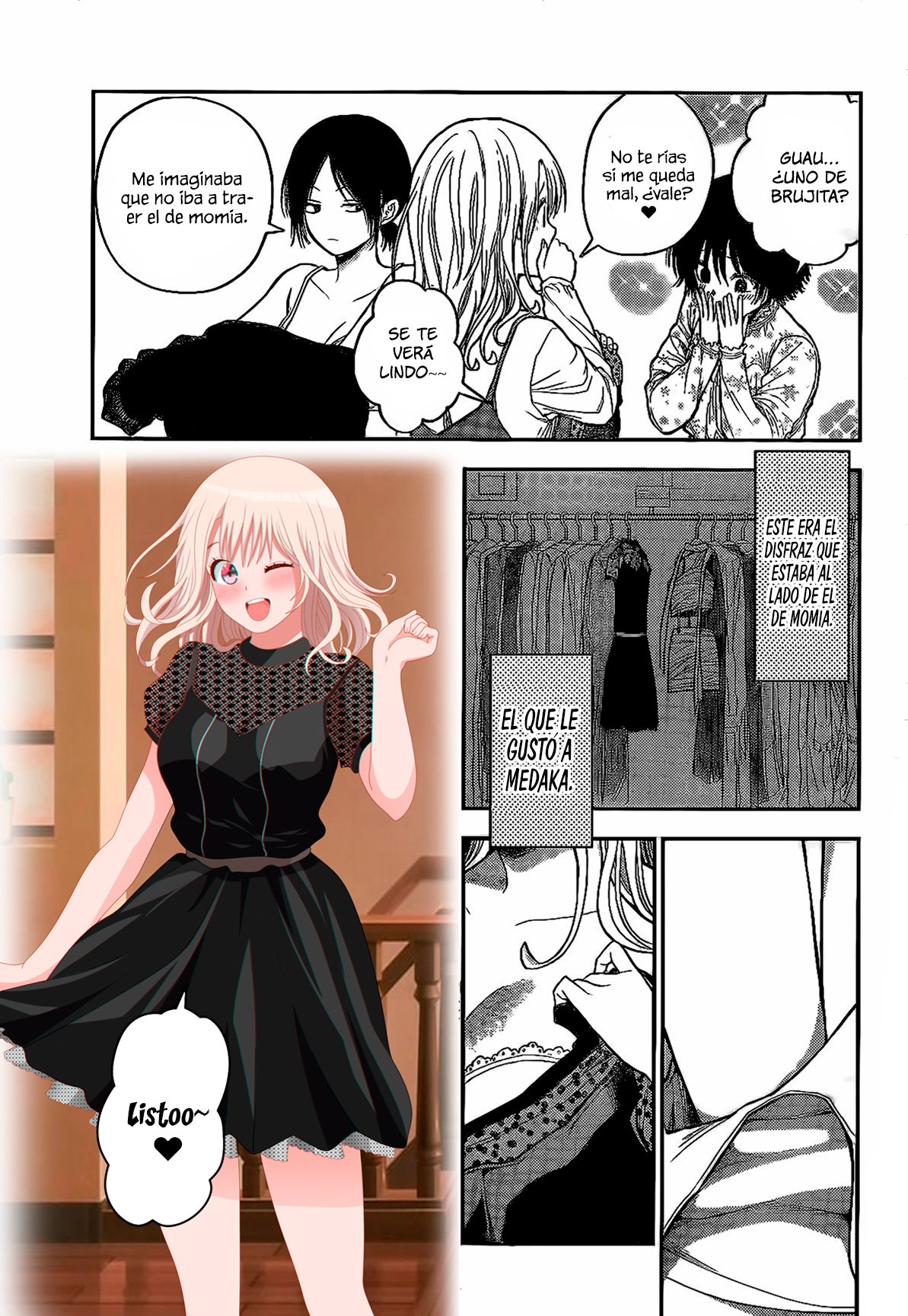 Kuroiwa Medaka Ni Watashi No Kawaii Ga Tsuujinai Capitulo 26: Un Halloween con ese tipo. página 7