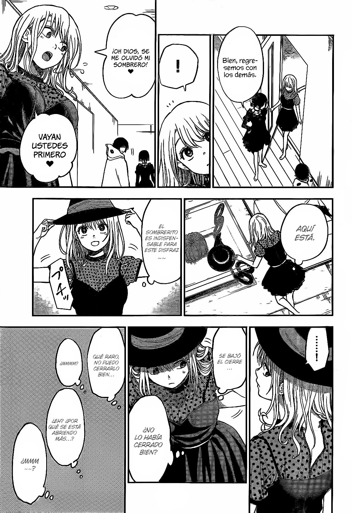 Kuroiwa Medaka Ni Watashi No Kawaii Ga Tsuujinai Capitulo 26: Un Halloween con ese tipo. página 9