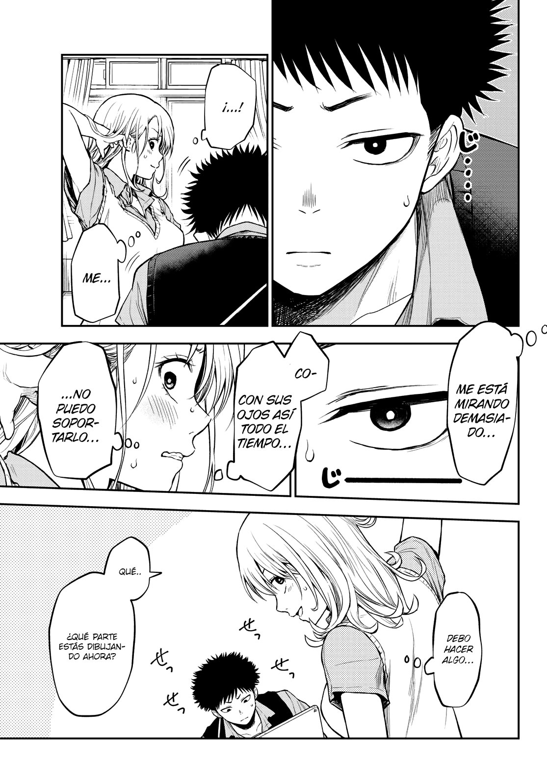 Kuroiwa Medaka Ni Watashi No Kawaii Ga Tsuujinai Capitulo 3: Dibujando con ese tipo. página 10