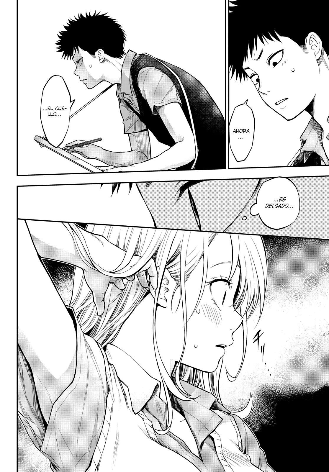 Kuroiwa Medaka Ni Watashi No Kawaii Ga Tsuujinai Capitulo 3: Dibujando con ese tipo. página 11