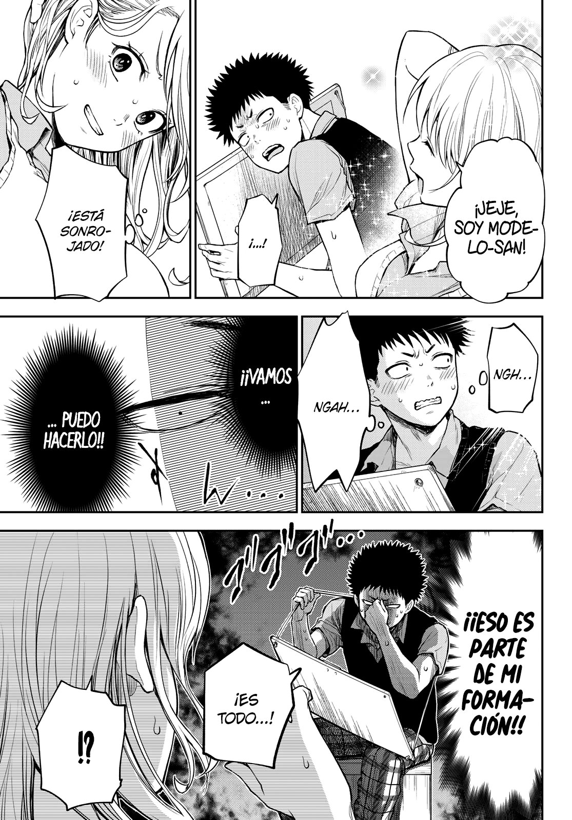 Kuroiwa Medaka Ni Watashi No Kawaii Ga Tsuujinai Capitulo 3: Dibujando con ese tipo. página 8