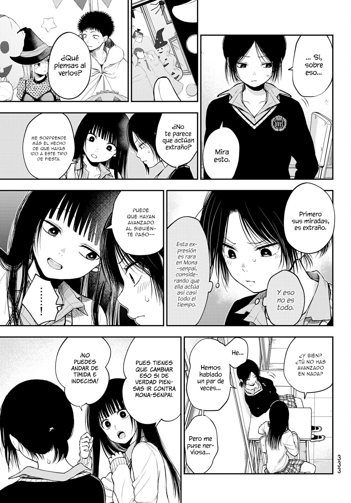 Kuroiwa Medaka Ni Watashi No Kawaii Ga Tsuujinai Capitulo 30: Ese tipo y la chica ruborizada. página 4