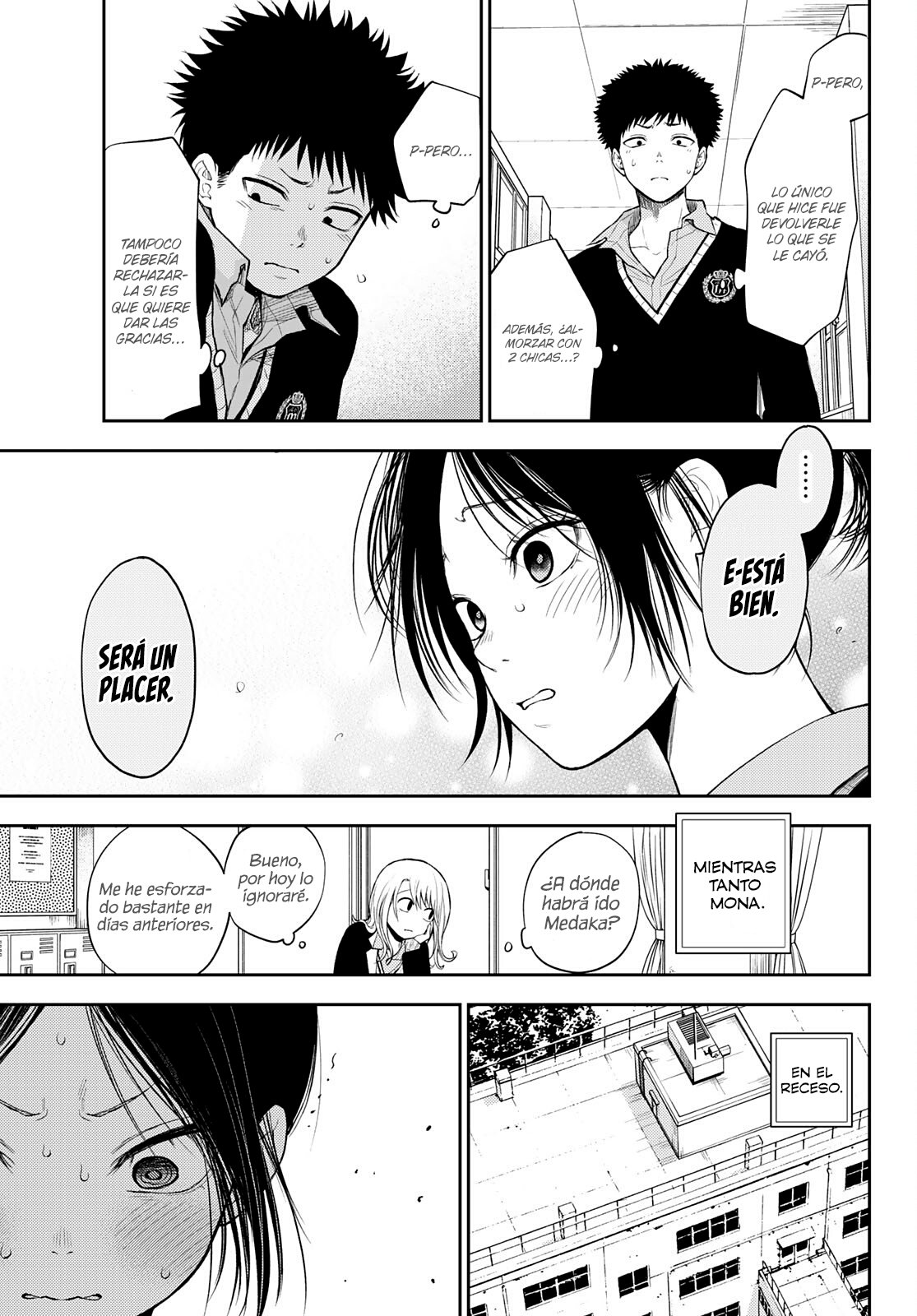 Kuroiwa Medaka Ni Watashi No Kawaii Ga Tsuujinai Capitulo 30: Ese tipo y la chica ruborizada. página 8