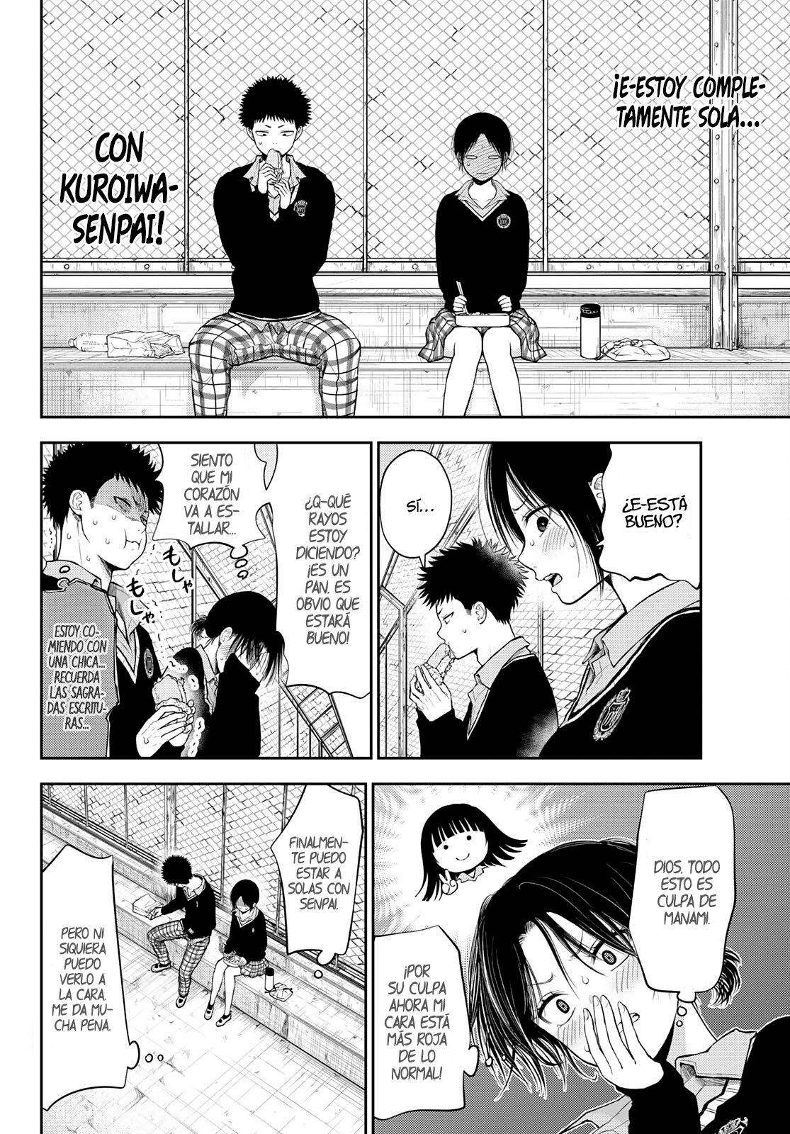 Kuroiwa Medaka Ni Watashi No Kawaii Ga Tsuujinai Capitulo 30: Ese tipo y la chica ruborizada. página 9