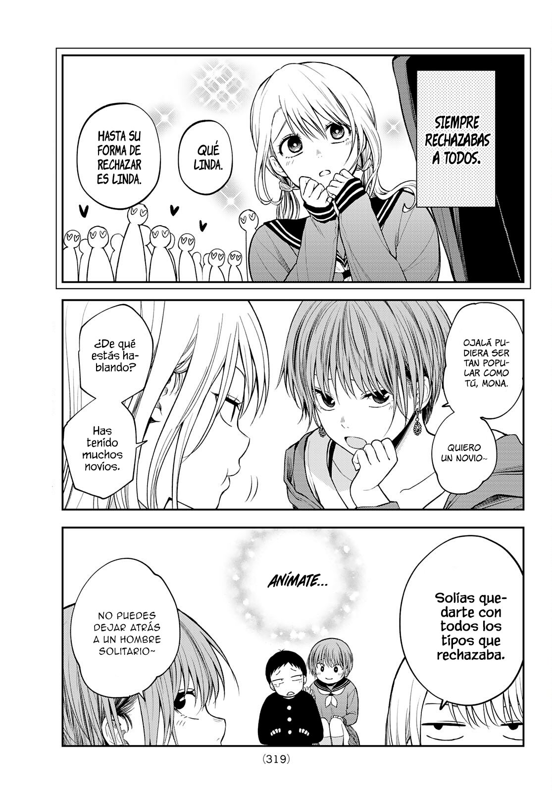 Kuroiwa Medaka Ni Watashi No Kawaii Ga Tsuujinai Capitulo 31: Ese tipo y la mejor amiga. página 10