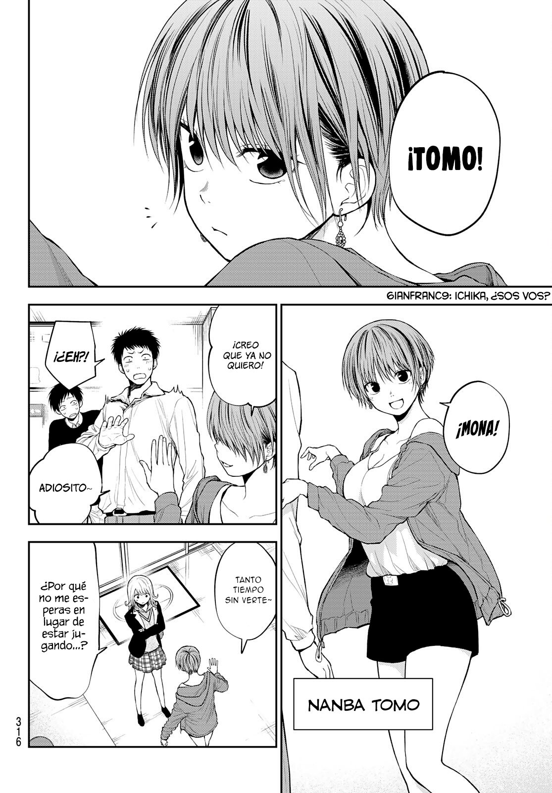 Kuroiwa Medaka Ni Watashi No Kawaii Ga Tsuujinai Capitulo 31: Ese tipo y la mejor amiga. página 7