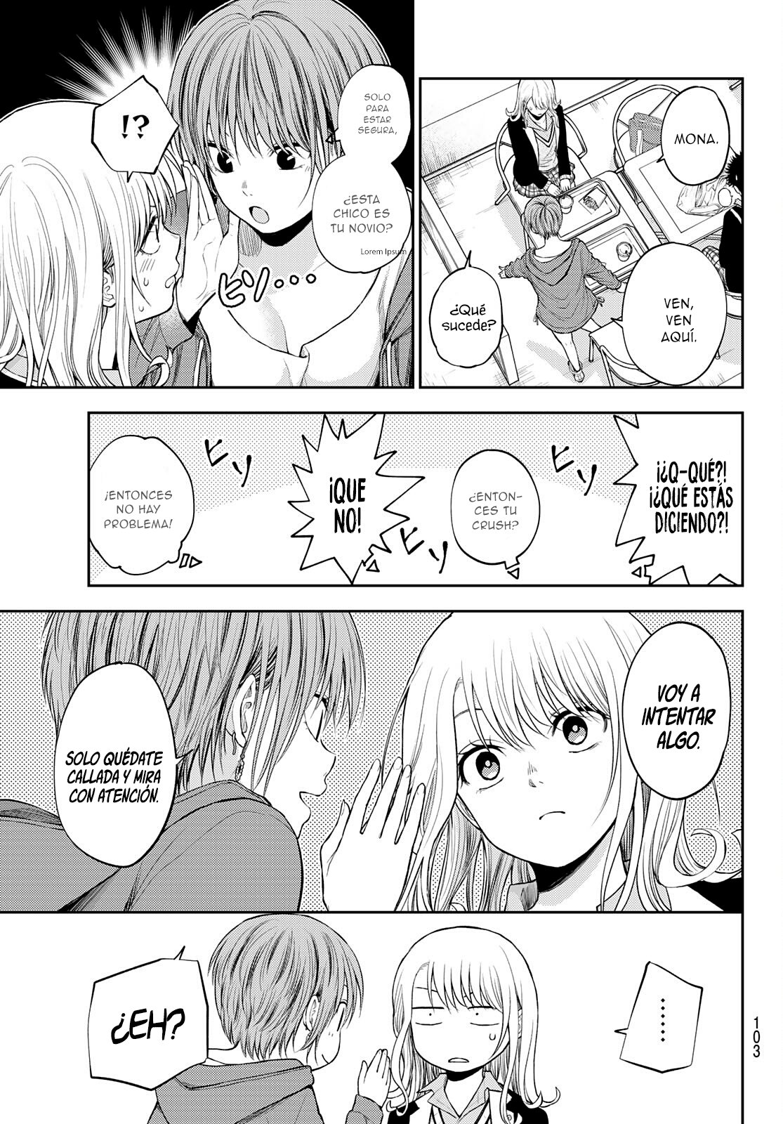 Kuroiwa Medaka Ni Watashi No Kawaii Ga Tsuujinai Capitulo 32: Bromas con ese tipo. página 4