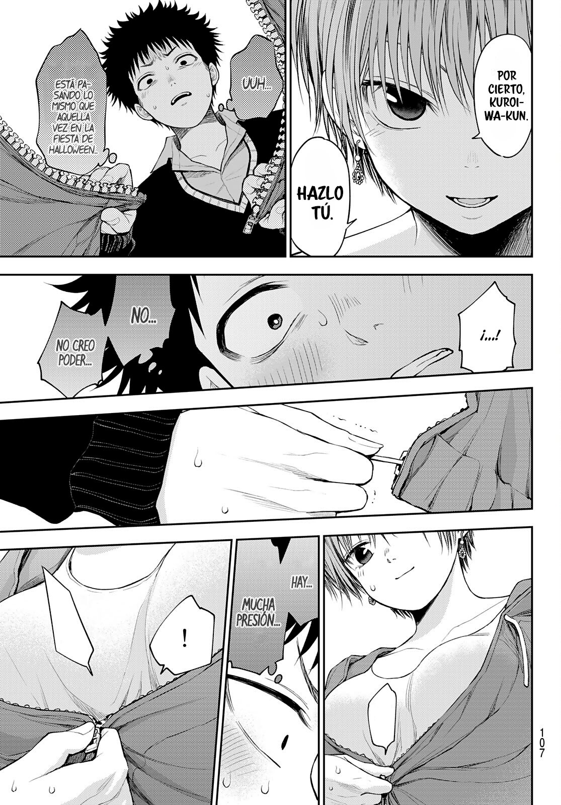 Kuroiwa Medaka Ni Watashi No Kawaii Ga Tsuujinai Capitulo 32: Bromas con ese tipo. página 8