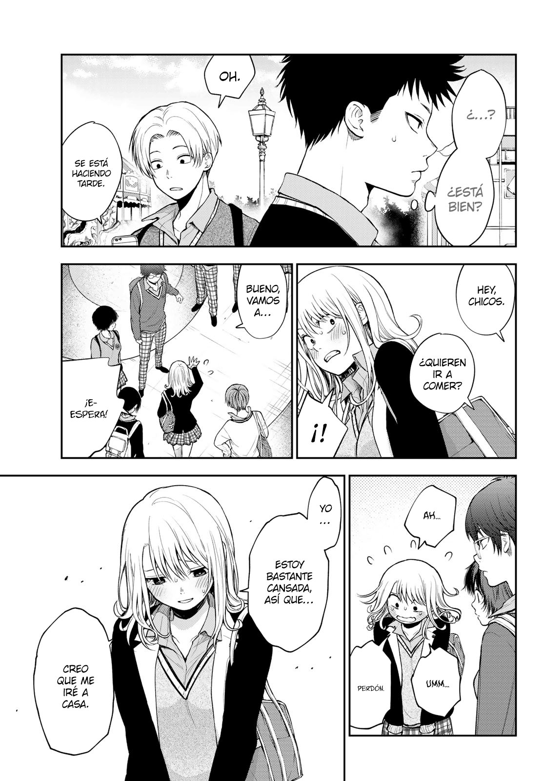 Kuroiwa Medaka Ni Watashi No Kawaii Ga Tsuujinai Capitulo 42: Ese tipo y un reporte completo. página 8