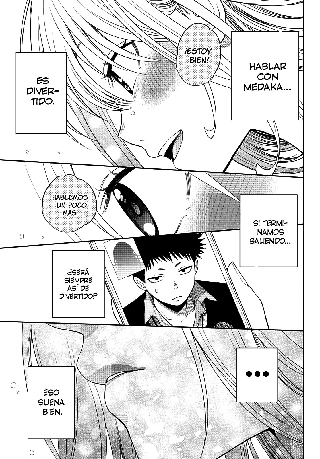 Kuroiwa Medaka Ni Watashi No Kawaii Ga Tsuujinai Capitulo 44: Ese tipo y una fiebre página 12
