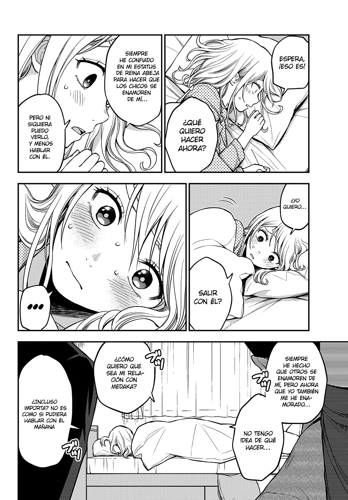 Kuroiwa Medaka Ni Watashi No Kawaii Ga Tsuujinai Capitulo 44: Ese tipo y una fiebre página 3