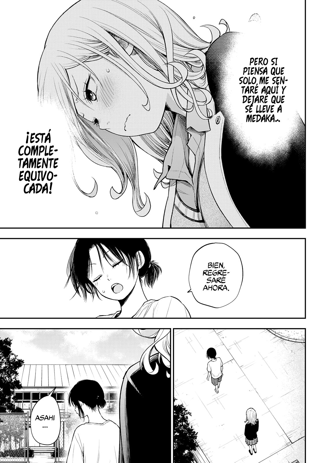 Kuroiwa Medaka Ni Watashi No Kawaii Ga Tsuujinai Capitulo 45: Esa tipa y una declaración página 14