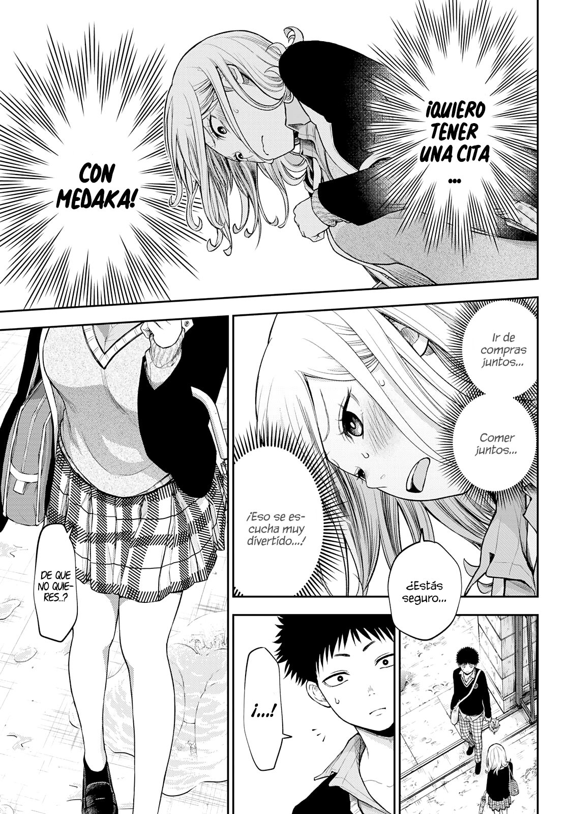 Kuroiwa Medaka Ni Watashi No Kawaii Ga Tsuujinai Capitulo 46: Ese tipo y la Conquista. página 10