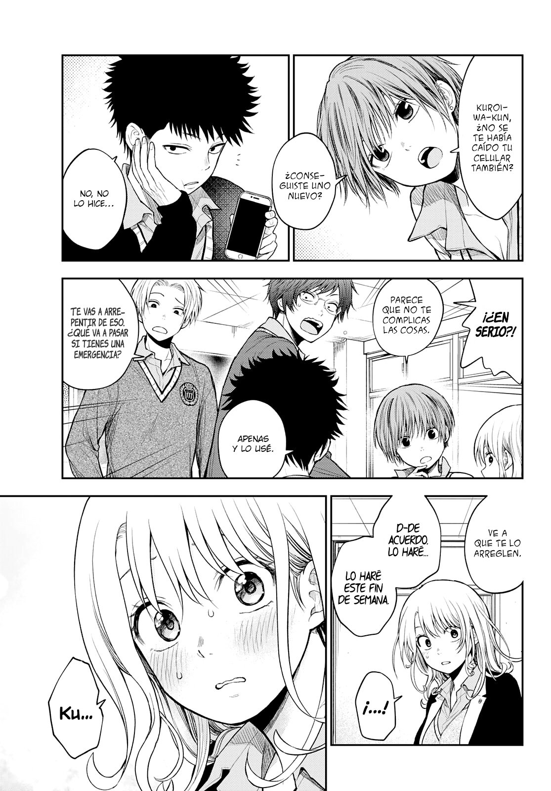 Kuroiwa Medaka Ni Watashi No Kawaii Ga Tsuujinai Capitulo 46: Ese tipo y la Conquista. página 4