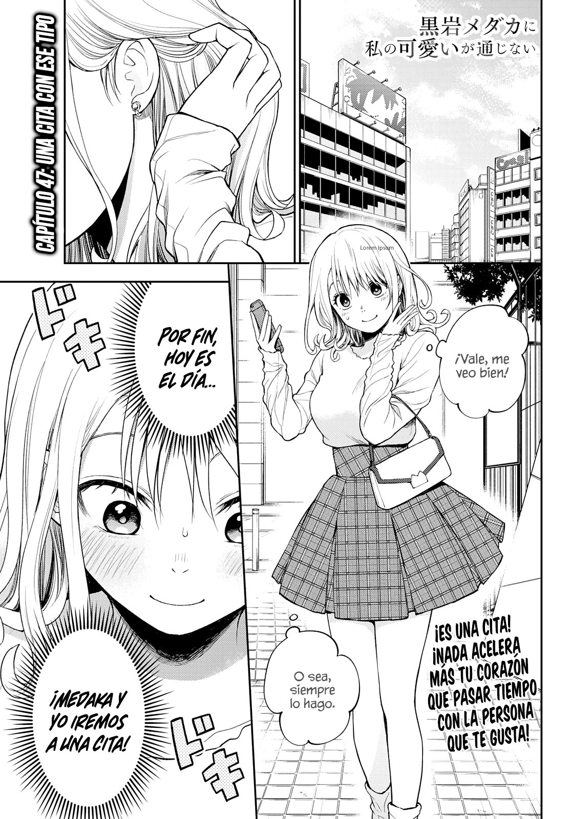 Kuroiwa Medaka Ni Watashi No Kawaii Ga Tsuujinai Capitulo 47: Una cita con ese tipo. página 2