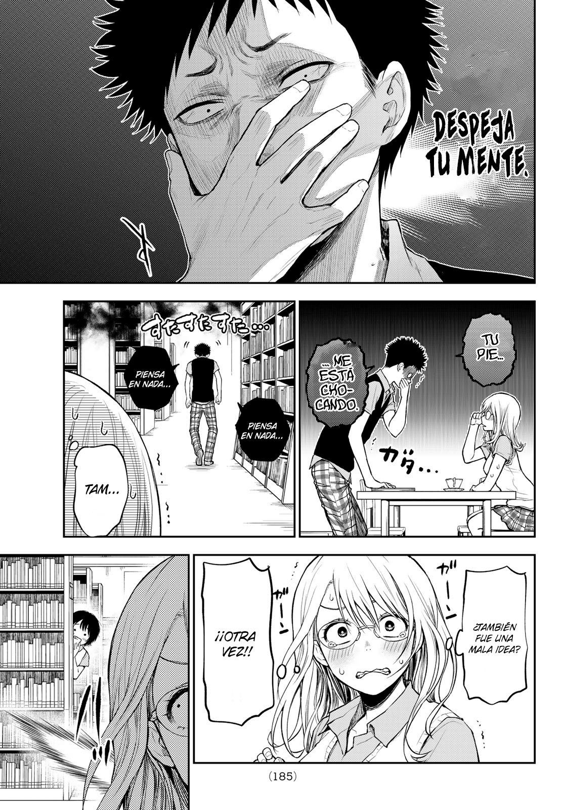 Kuroiwa Medaka Ni Watashi No Kawaii Ga Tsuujinai Capitulo 5: Ese tipo y la biblioteca. página 16